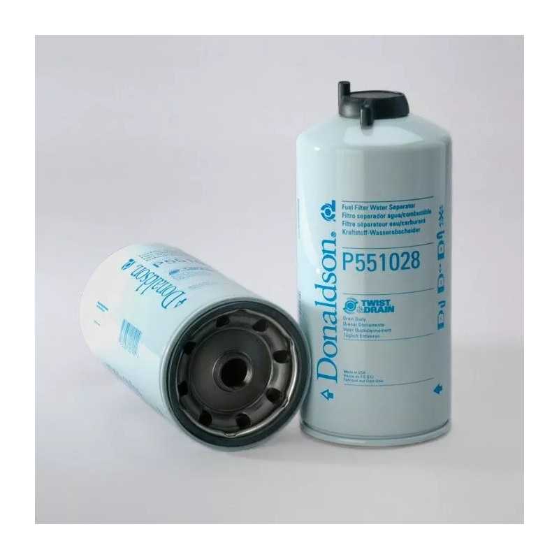 P551028 Donaldson kuro filtras, užsukamas vandens separatorius, pasukamas ir išleidžiamas