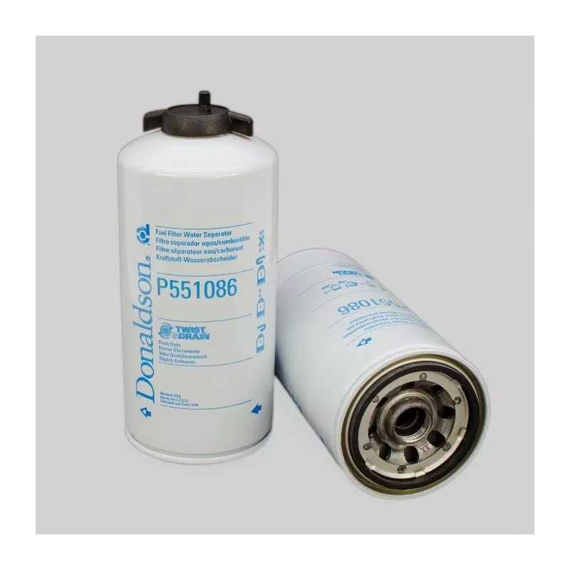P551086 Donaldson kuro filtras, užsukamas vandens separatorius, pasukamas ir išleidžiamas