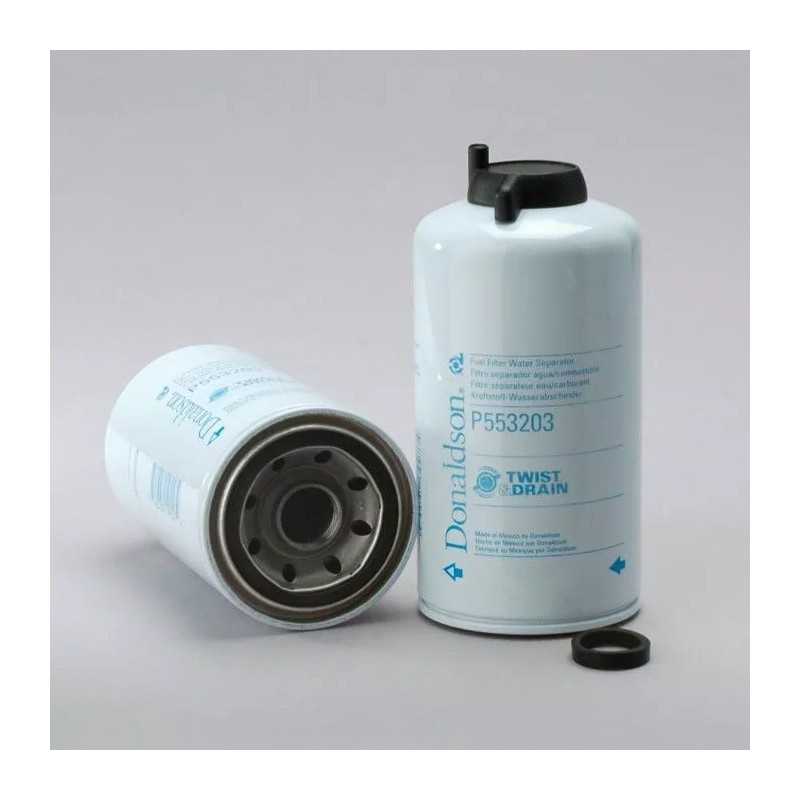 P553203 Donaldson kuro filtras, užsukamas vandens separatorius, pasukamas ir išleidžiamas
