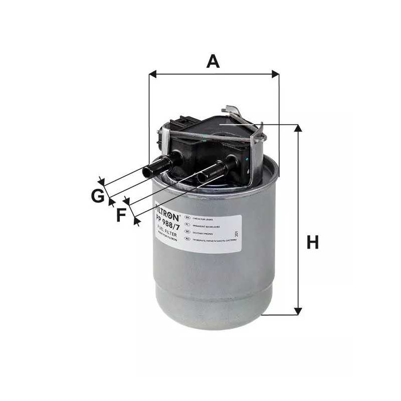 PP 988/7 Filtron kuro filtras