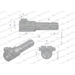 Reduktorius varžtui 1 1 8 6 lizdai n