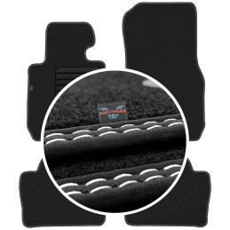 BMW 3 F30 F31 2012-2018 Veliūriniai grindų kilimėliai MAX-DYWANIK