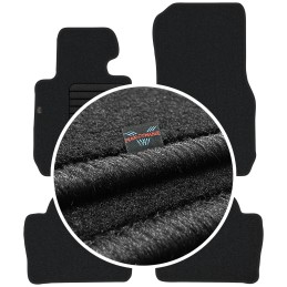 BMW 3 F30 F31 2012-2018 Veliūriniai grindų kilimėliai MAX-DYWANIK