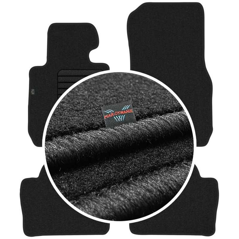 BMW 3 F30 F31 2012-2018 Veliūriniai grindų kilimėliai MAX-DYWANIK