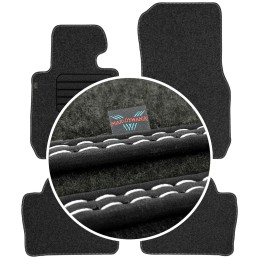 BMW 3 F30 F31 2012-2018 Veliūriniai grindų kilimėliai MAX-DYWANIK