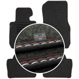 BMW 3 F30 F31 2012-2018 Veliūriniai grindų kilimėliai MAX-DYWANIK