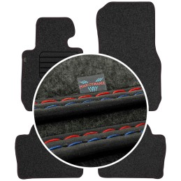 BMW 3 F30 F31 2012-2018 Veliūriniai grindų kilimėliai MAX-DYWANIK