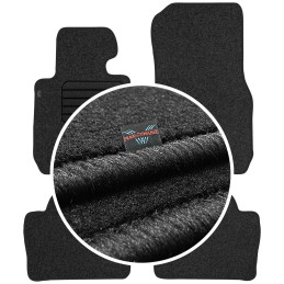 BMW 3 F30 F31 2012-2018 Veliūriniai grindų kilimėliai MAX-DYWANIK