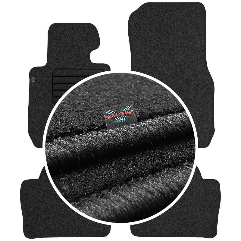BMW 3 F30 F31 2012-2018 Veliūriniai grindų kilimėliai MAX-DYWANIK