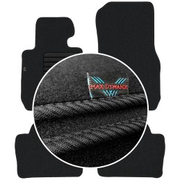 BMW 3 F30 F31 2012-2018 Veliūriniai grindų kilimėliai MAX-DYWANIK