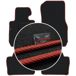 BMW 3 F30 F31 2012-2018 Veliūriniai grindų kilimėliai MAX-DYWANIK
