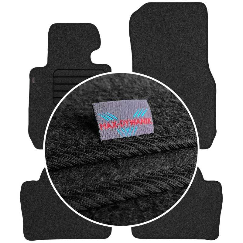 BMW 3 F30 F31 2012-2018 Veliūriniai grindų kilimėliai MAX-DYWANIK