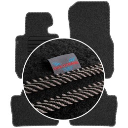 BMW 3 F30 F31 2012-2018 Veliūriniai grindų kilimėliai MAX-DYWANIK