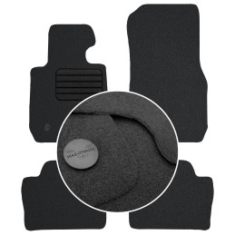 BMW 3 F30 F31 2012-2018 Veliūriniai grindų kilimėliai MAX-DYWANIK