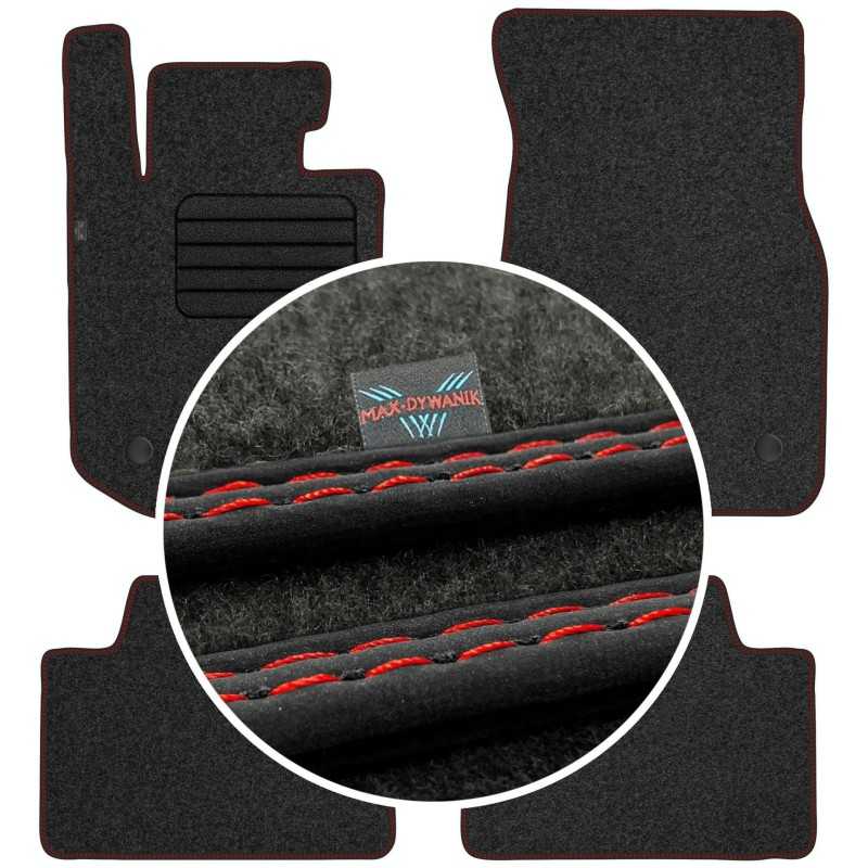 BMW 3 G20 2018- MAX-DYWANIK veliūriniai kilimėliai