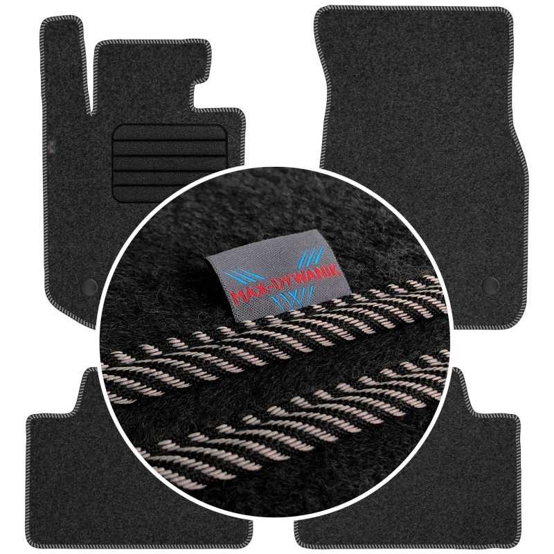 BMW 3 G20 2018- MAX-DYWANIK veliūriniai kilimėliai