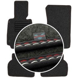 BMW 5 E39 1995-2004 Veliūriniai kilimėliai MAX-MAT