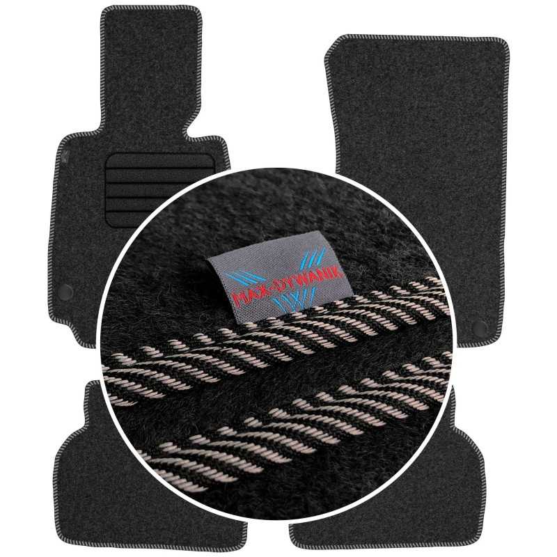 BMW 5 E39 1995-2004 Veliūriniai kilimėliai MAX-MAT