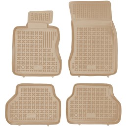BMW 5 E60 E61 2003-2010 Guminiai kilimėliai REZAW BEIGE 200703/B