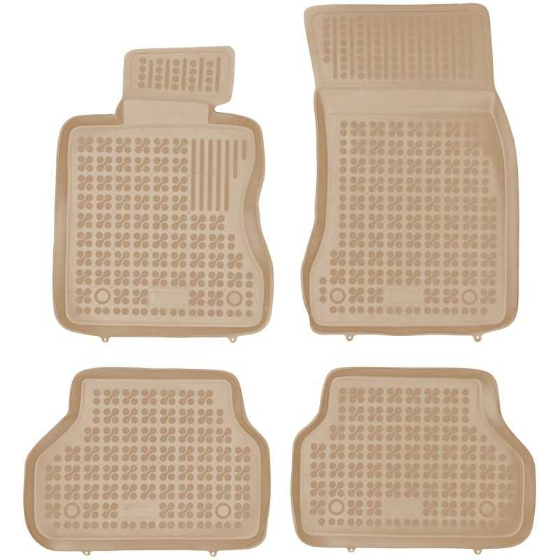 BMW 5 E60 E61 2003-2010 Guminiai kilimėliai REZAW BEIGE 200703/B