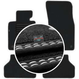 BMW 5 E60 E61 2003-2010 Veliūriniai kilimėliai MAX-MAT