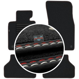 BMW 5 E60 E61 2003-2010 Veliūriniai kilimėliai MAX-MAT
