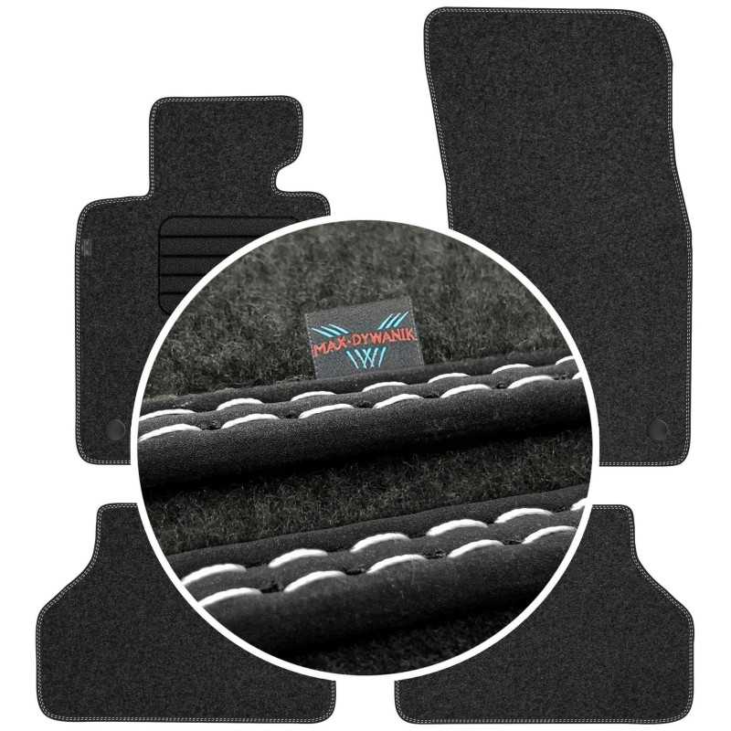 BMW 5 E60 E61 2003-2010 Veliūriniai kilimėliai MAX-MAT