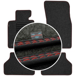 BMW 5 E60 E61 2003-2010 Veliūriniai kilimėliai MAX-MAT