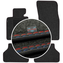 BMW 5 E60 E61 2003-2010 Veliūriniai kilimėliai MAX-MAT