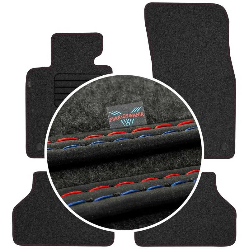 BMW 5 E60 E61 2003-2010 Veliūriniai kilimėliai MAX-MAT