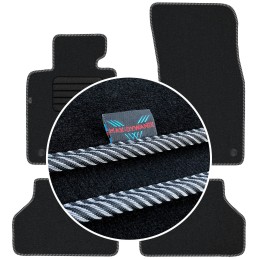BMW 5 E60 E61 2003-2010 Veliūriniai kilimėliai MAX-MAT