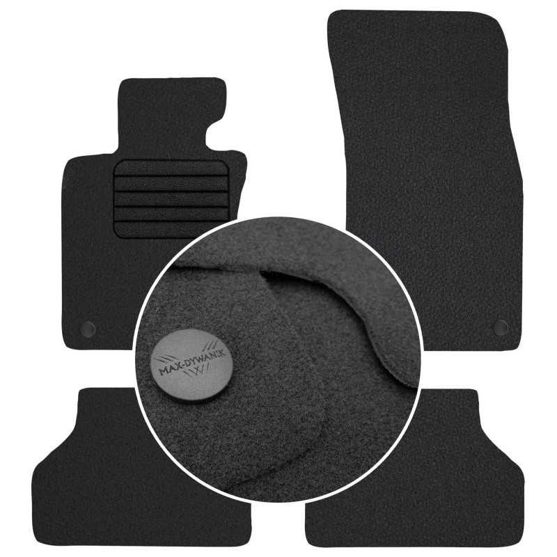 BMW 5 E60 E61 2003-2010 Veliūriniai kilimėliai MAX-MAT