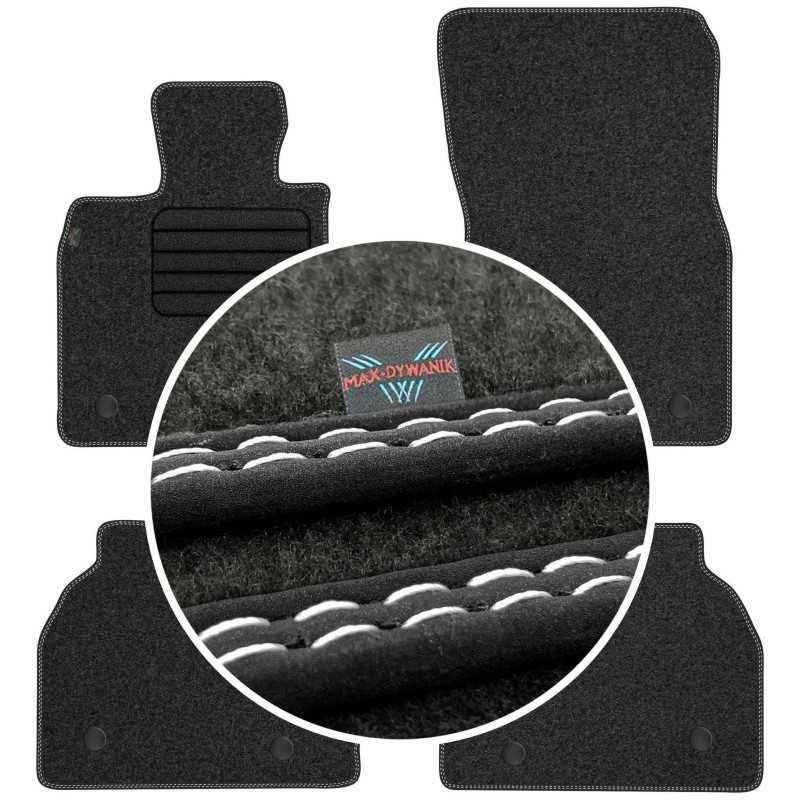 BMW 5 F07 GT 2008-2017 Veliūriniai kilimėliai MAX-MAT