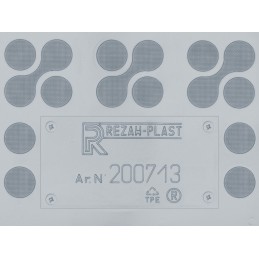 BMW 5 F10 F11 2010-2013 m. guminiai kilimėliai REZAW GREY 200713/S