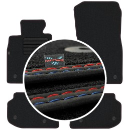 BMW 5 F10 F11 2010-2013 Veliūriniai kilimėliai MAX-MAT