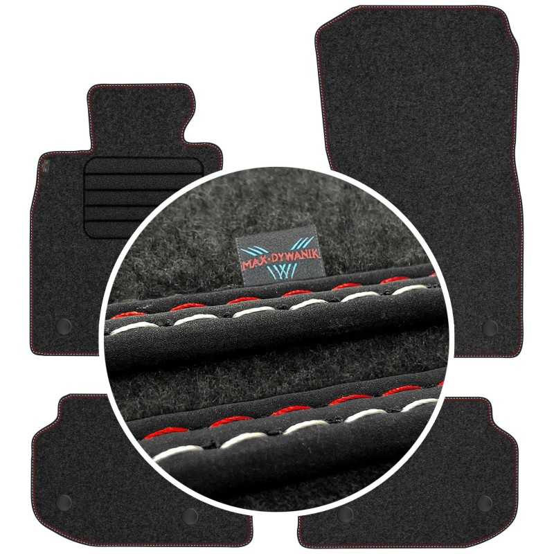 BMW 5 F10 F11 2010-2013 Veliūriniai kilimėliai MAX-MAT