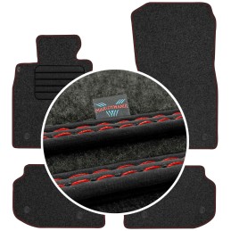 BMW 5 F10 F11 2010-2013 Veliūriniai kilimėliai MAX-MAT