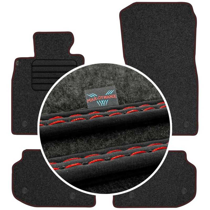 BMW 5 F10 F11 2010-2013 Veliūriniai kilimėliai MAX-MAT