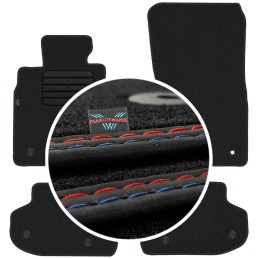 BMW 5 F10 F11 FL 2013-2017 Veliūriniai kilimėliai MAX-MAT