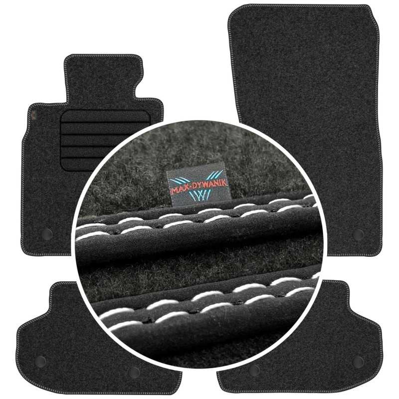 BMW 5 F10 F11 FL 2013-2017 Veliūriniai kilimėliai MAX-MAT