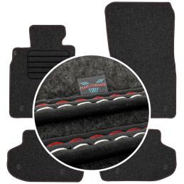 BMW 5 F10 F11 FL 2013-2017 Veliūriniai kilimėliai MAX-MAT