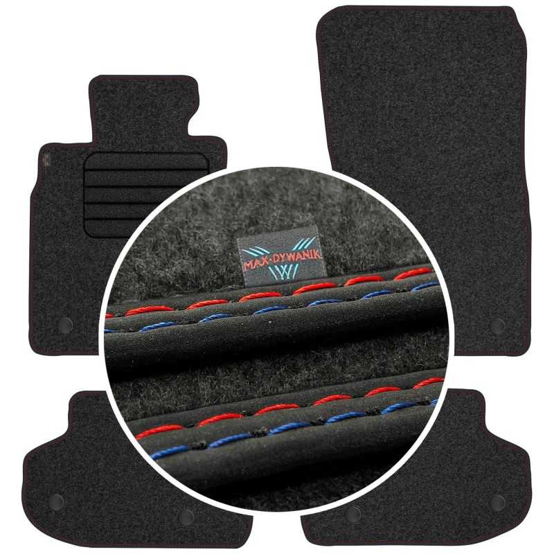BMW 5 F10 F11 FL 2013-2017 Veliūriniai kilimėliai MAX-MAT