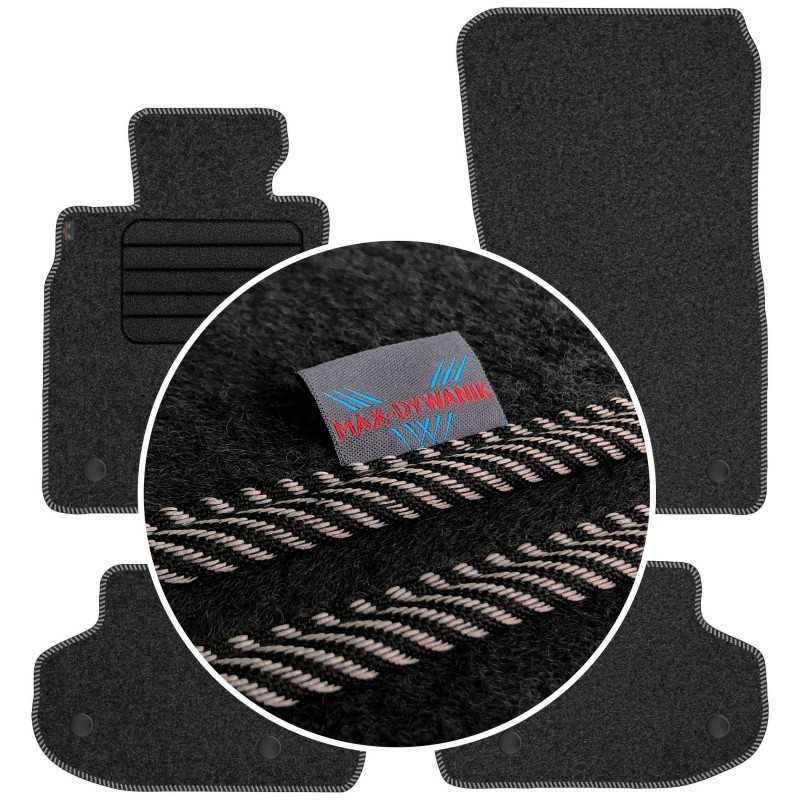 BMW 5 F10 F11 FL 2013-2017 Veliūriniai kilimėliai MAX-MAT