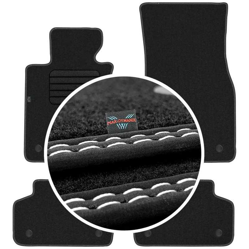 BMW 5 G30 G31 2017- MAX-DYWANIK veliūriniai grindų kilimėliai