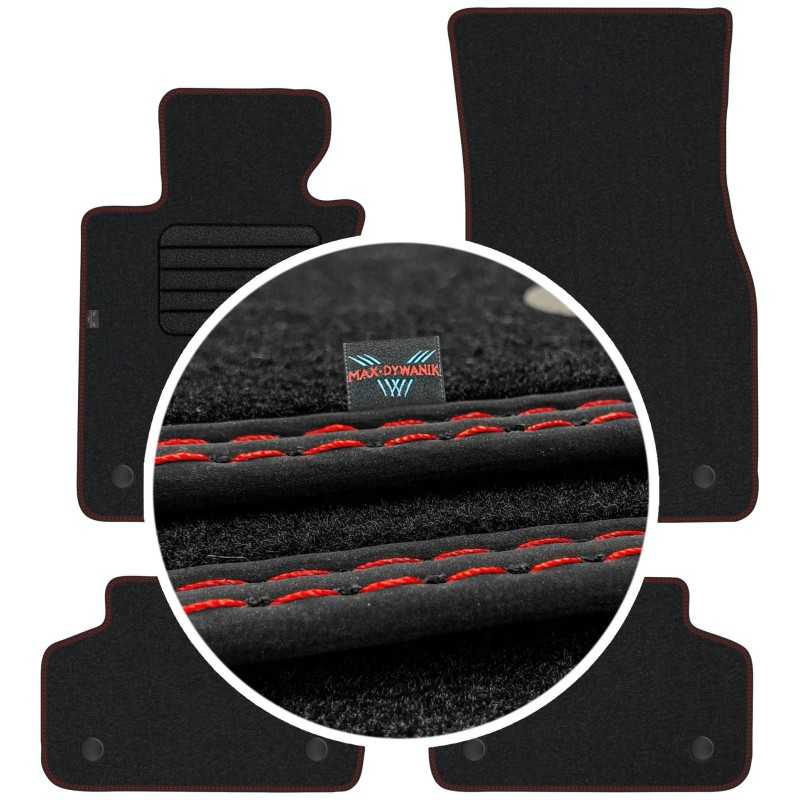 BMW 5 G30 G31 2017- MAX-DYWANIK veliūriniai grindų kilimėliai