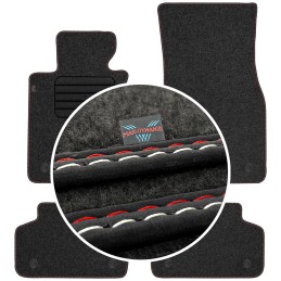 BMW 5 G30 G31 2017- MAX-DYWANIK veliūriniai grindų kilimėliai