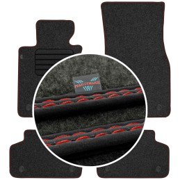 BMW 5 G30 G31 2017- MAX-DYWANIK veliūriniai grindų kilimėliai