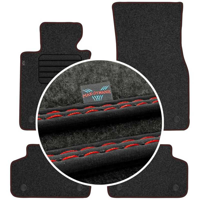 BMW 5 G30 G31 2017- MAX-DYWANIK veliūriniai grindų kilimėliai