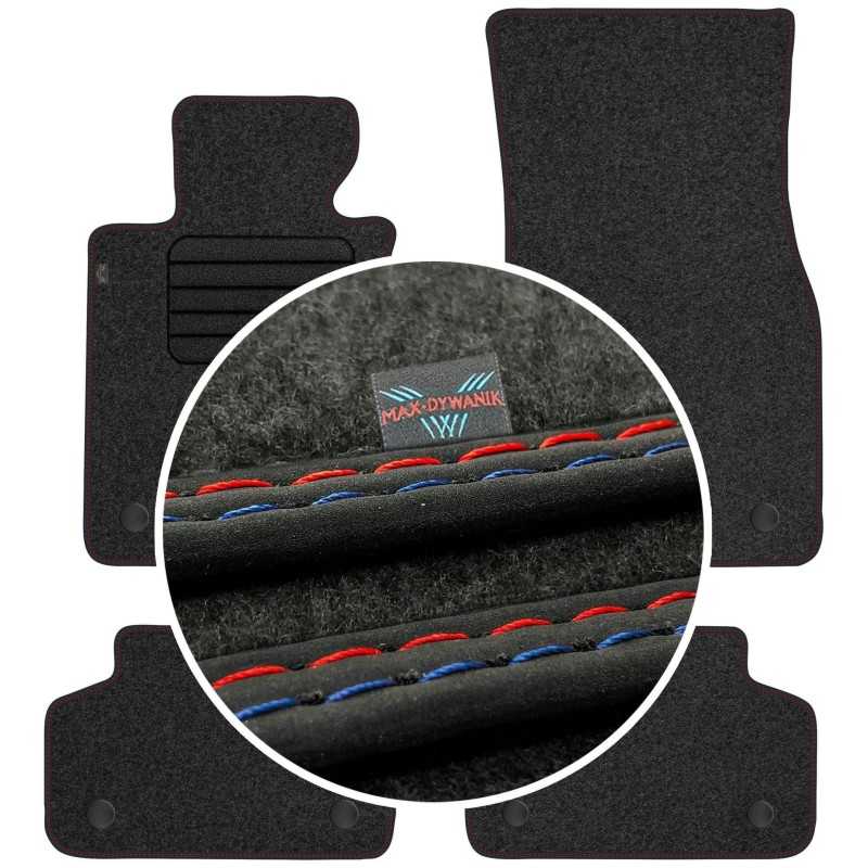 BMW 5 G30 G31 2017- MAX-DYWANIK veliūriniai grindų kilimėliai