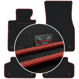 BMW 5 G30 G31 2017- MAX-DYWANIK veliūriniai grindų kilimėliai